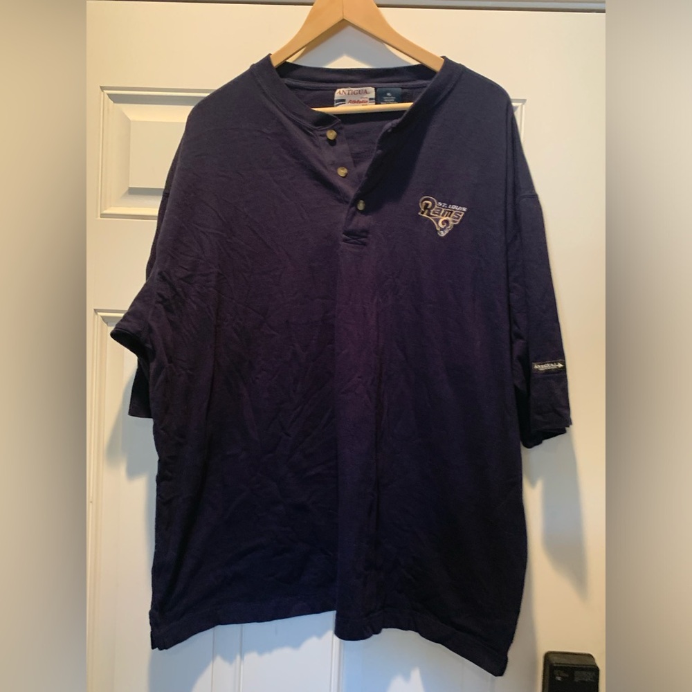 Vintage Men’s Antigua St. Louis Rams Hennly Shirt Men Size XL NFL